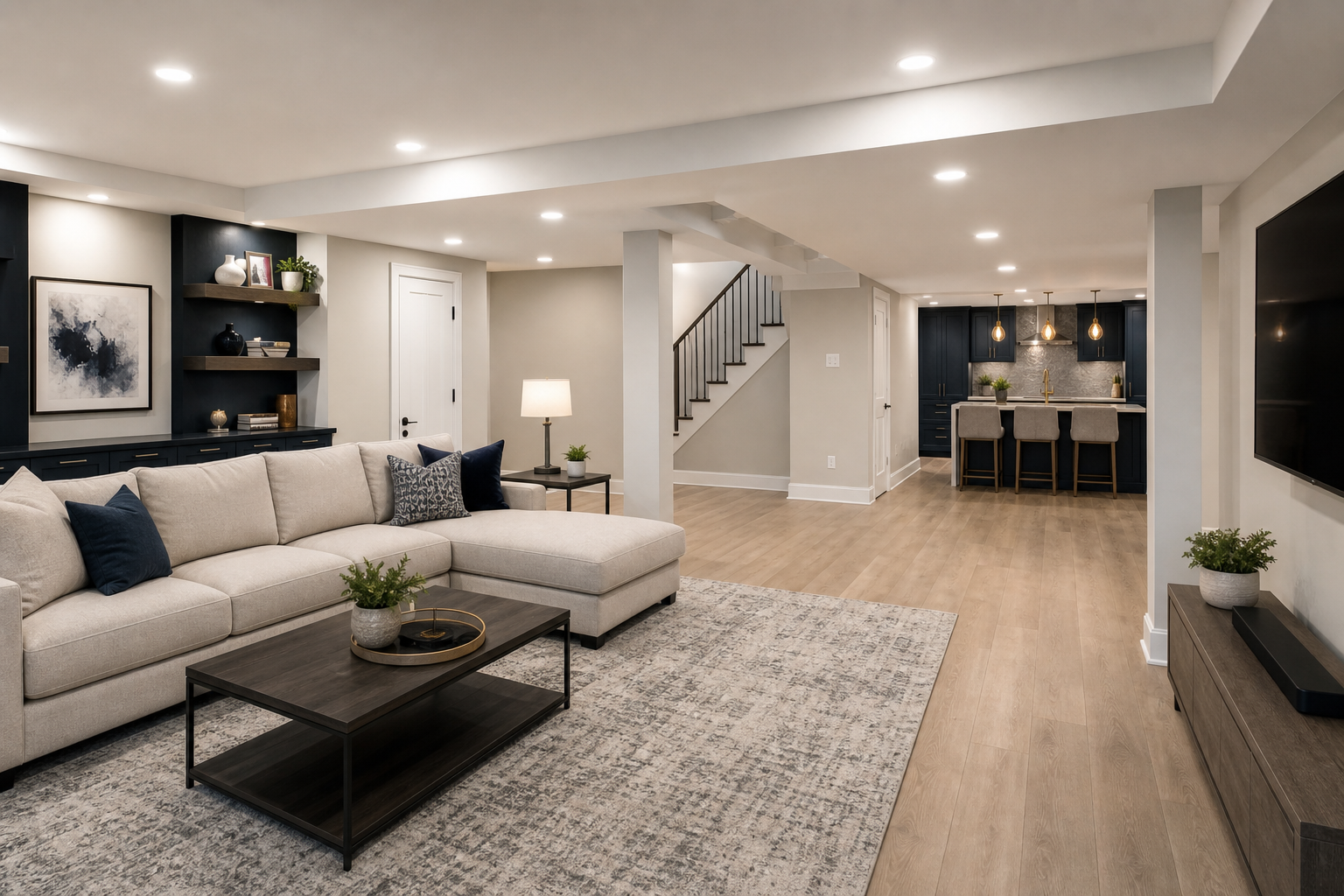 Basement finishing